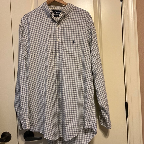 Ralph Lauren Mens Long Sleeve Button Down shirt size 17-35 - Picture 1 of 7